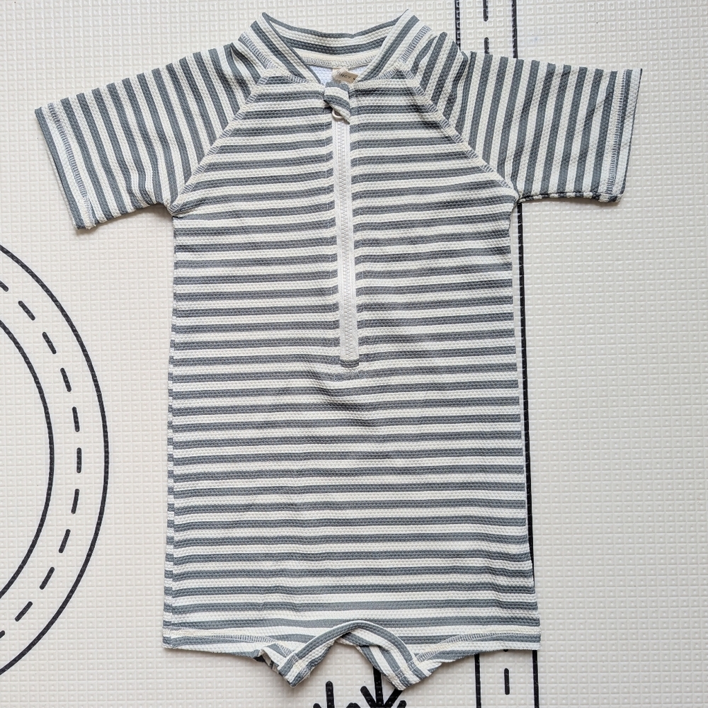 Quincy Mae | Striped Toddler Swimwear Size 24M